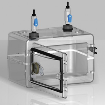 31046 - Secador Mini Desiccator Cabinet with Gas Ports