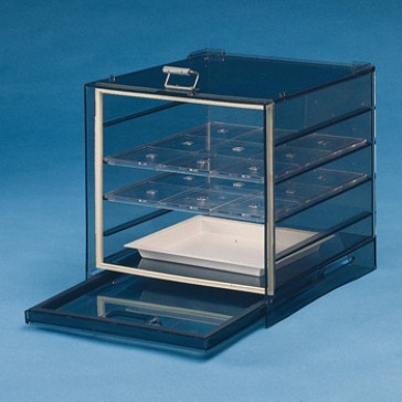 32156 - Dry-Keeper Smoke-Tinted Stacking Desiccator Cabinet