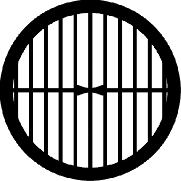 Gilder Parallel Bar Grid With Central Horizontal Bar - 100 Mesh