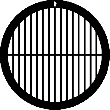 Gilder Parallel Bar Grid With Central Horizontal Bar - 150 Mesh
