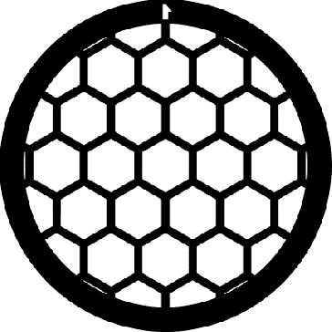 Gilder Grids 50 mesh Hexagonal