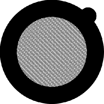 Gilder Fine Hexagonal Mesh Grid - 600 Mesh