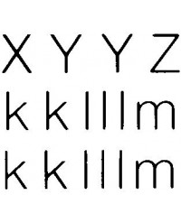 Helvetica Letters, Numbers and Symbols Transfer Sheet