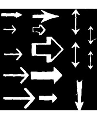 White Arrows Transfer Sheet (Set 2)