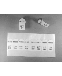 Nonconductive Lift-n-Press Adhesive Tabs