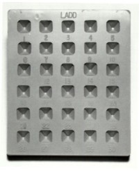 Pyramid-Tip Silicone Mold