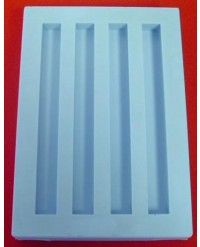 Special Mold - Four Bar Cavities - Cavity size -  125mm (L) x 12mm (W) x 9mm (H)