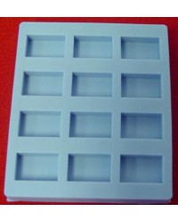 Special Mold - Twelve Blocks - Cavity size: 15mm (L) x 10mm (W) x 4mm (H)