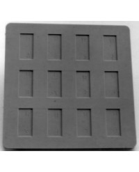 Chang Monolayer Embedding Mold - 11mm x 22mm cavities