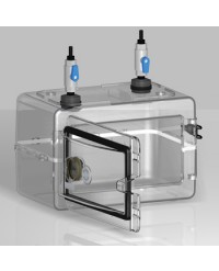 31046 - Secador Mini Desiccator Cabinet with Gas Ports