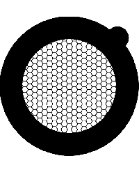 Gilder Fine Hexagonal Mesh Grid - 200 Mesh