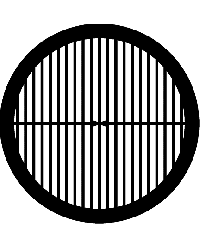Gilder Parallel Bar Grid With Central Horizontal Bar - 200 Mesh