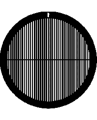 Gilder Parallel Bar Grid With Central Horizontal Bar - 400 Mesh