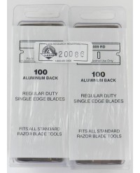 Single edge, 0.009" thick, Carbon Steel Razor Blade