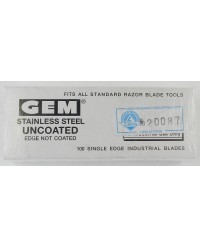 Single edge, 0.009" thick, Extra-Sharp, Stainless Steel Razor Blades