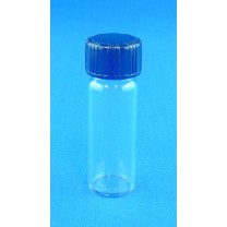 Glass vial w/cap # 14005  1 dram