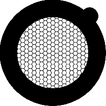 Gilder Fine Hexagonal Mesh Grid - 200 Mesh
