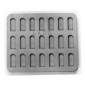 SKU: 21780 Special Flat Mold - Each depression 14mm long x 3.5mm wide x 2.4mm deep