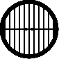 Gilder Parallel Bar Grid With Central Horizontal Bar - 100 Mesh