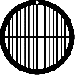 Gilder Parallel Bar Grid With Central Horizontal Bar - 150 Mesh