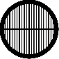 Gilder Parallel Bar Grid With Central Horizontal Bar - 200 Mesh