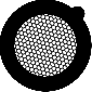 Gilder Fine Hexagonal Mesh Grid - 600 Mesh