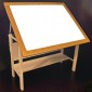 Oak Trimmed light Table